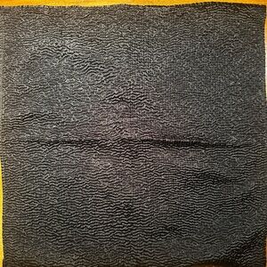 Donna Karan Black Silk Sham Pillow Cover